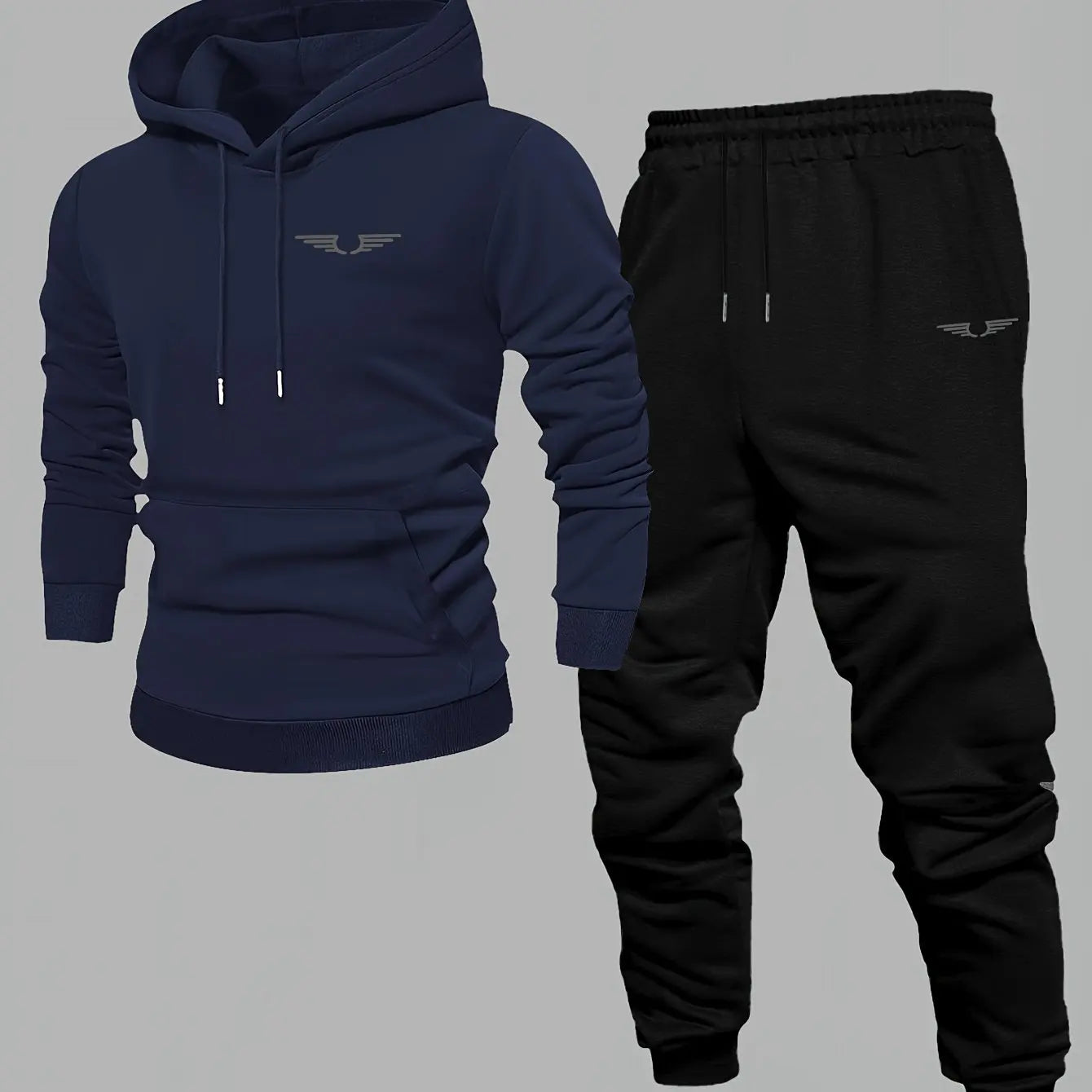 Men's American Streetwear Long Sleeve Hoodie