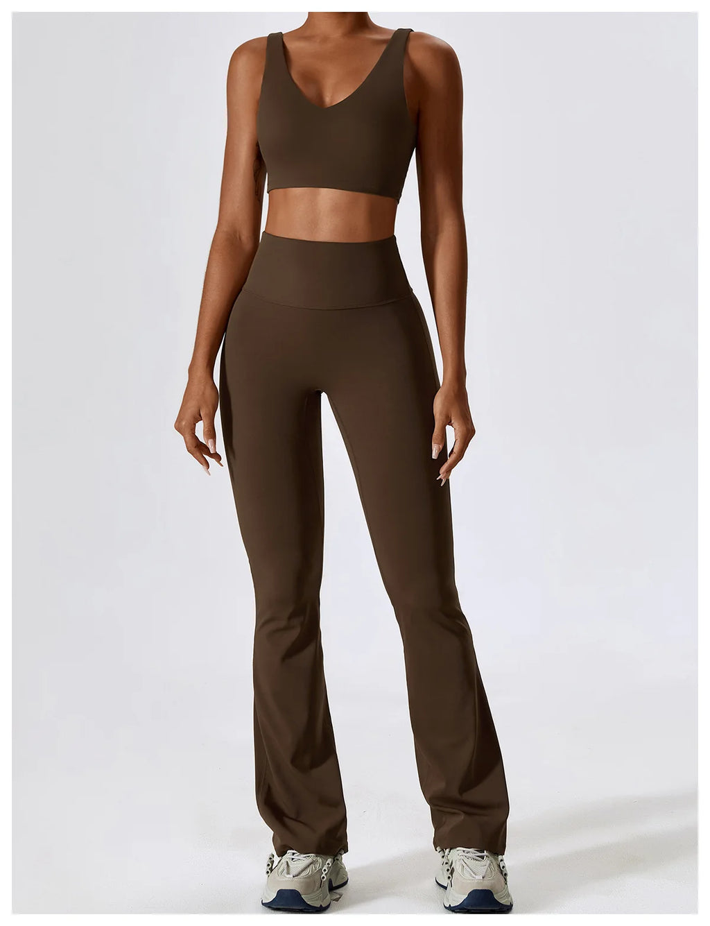 Seamless Yoga Set – Leggings & Crop Top