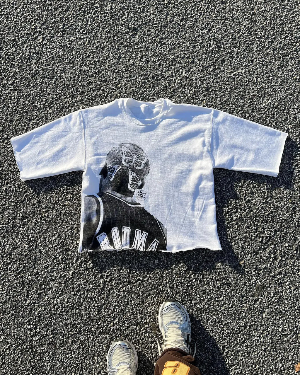Hip Hop Graphic Print Oversized Tee