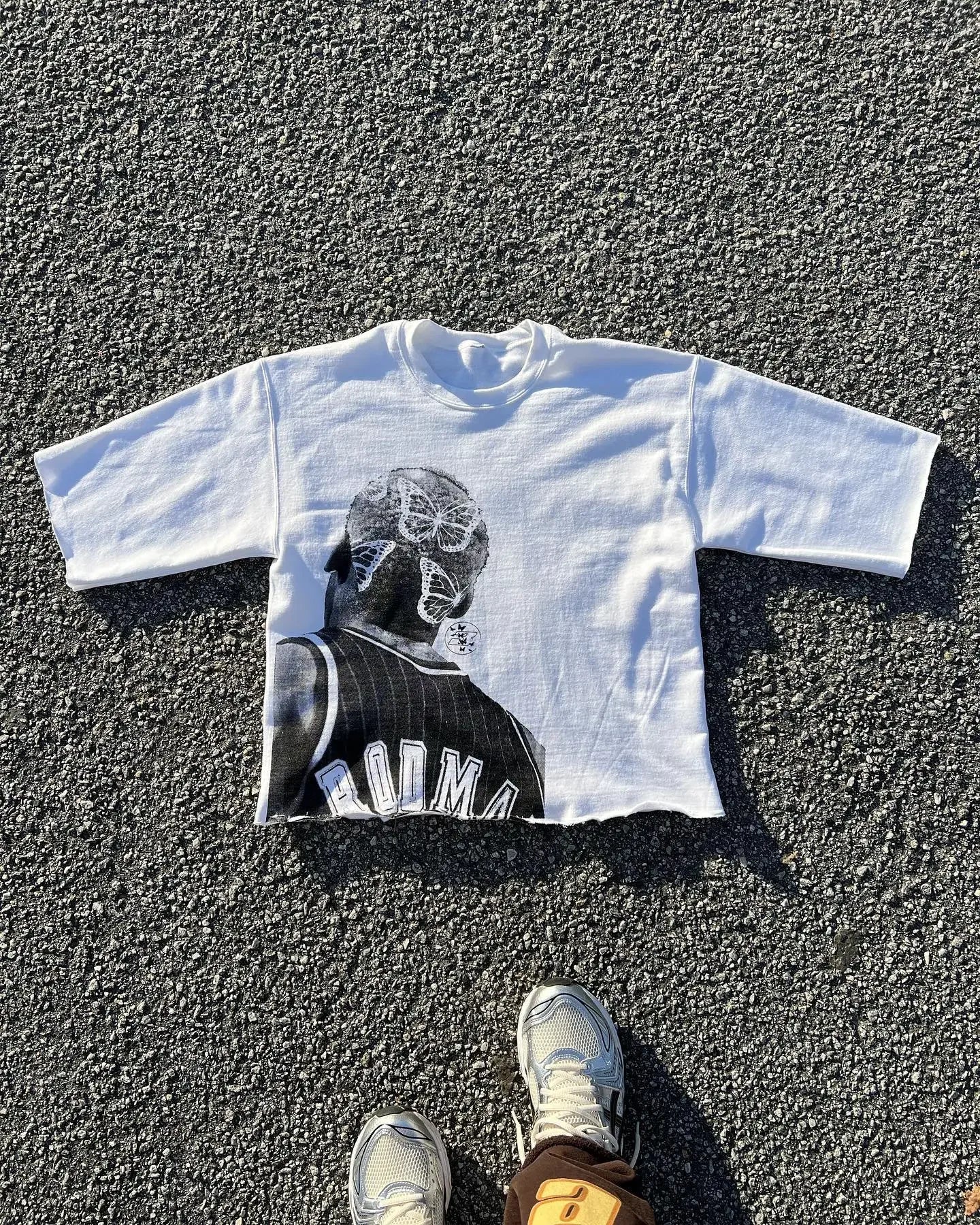 Hip Hop Graphic Print Oversized Tee