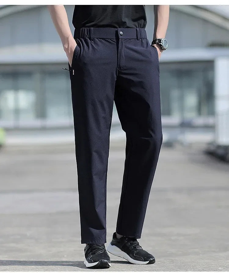 Ice Silk Quick-Dry Straight Pants