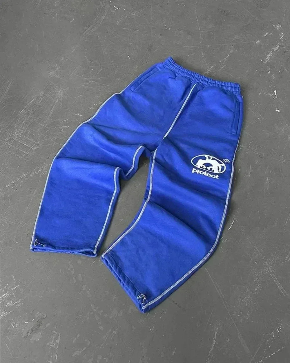 Y2K Gothic Letter Patch Baggy Sweatpants
