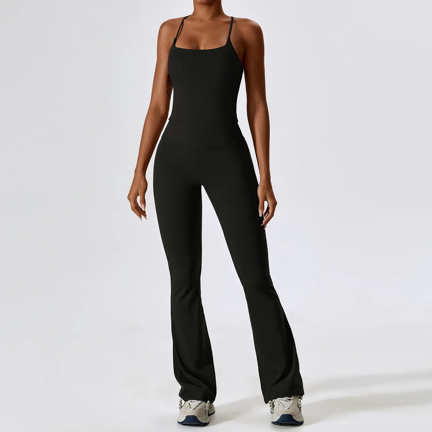 Seamless Yoga Set – Leggings & Crop Top
