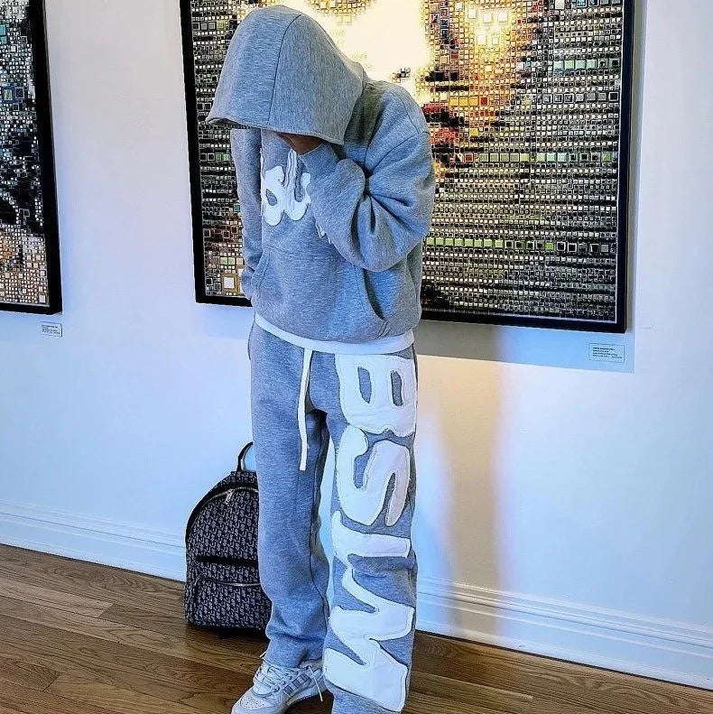 Cartoon Print Mesh Pants