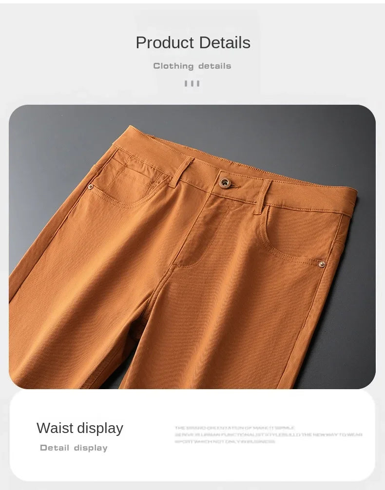 The Spectrum Slim — Seven-Color Stretch Jean