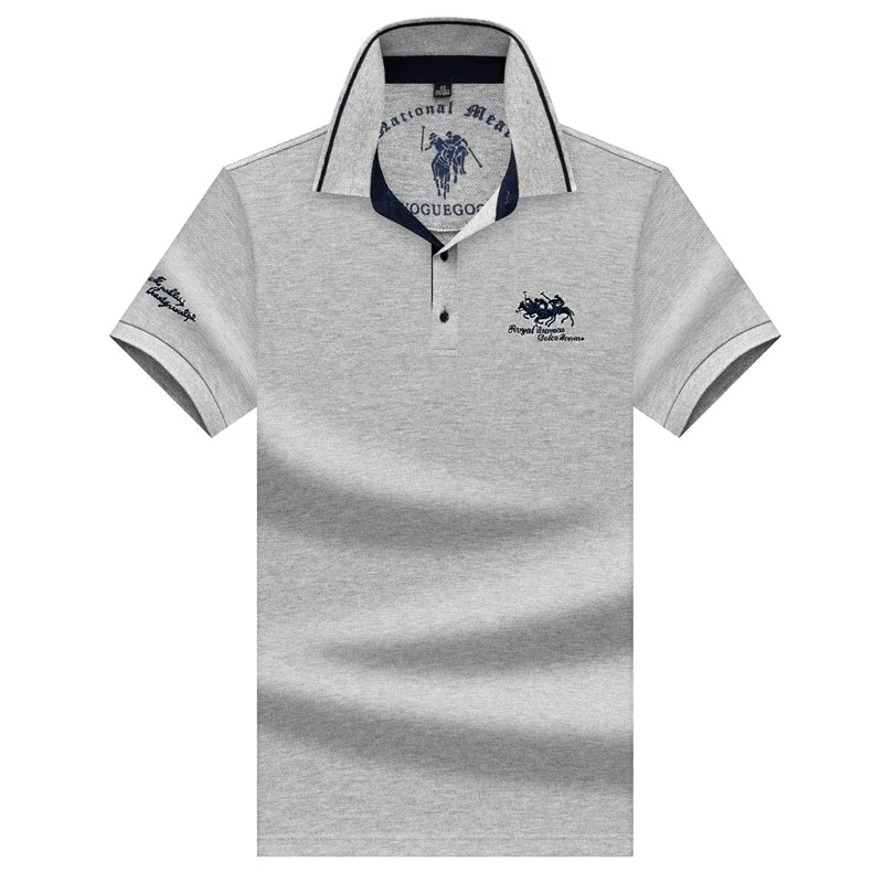 Embroidered Short Sleeve Polo