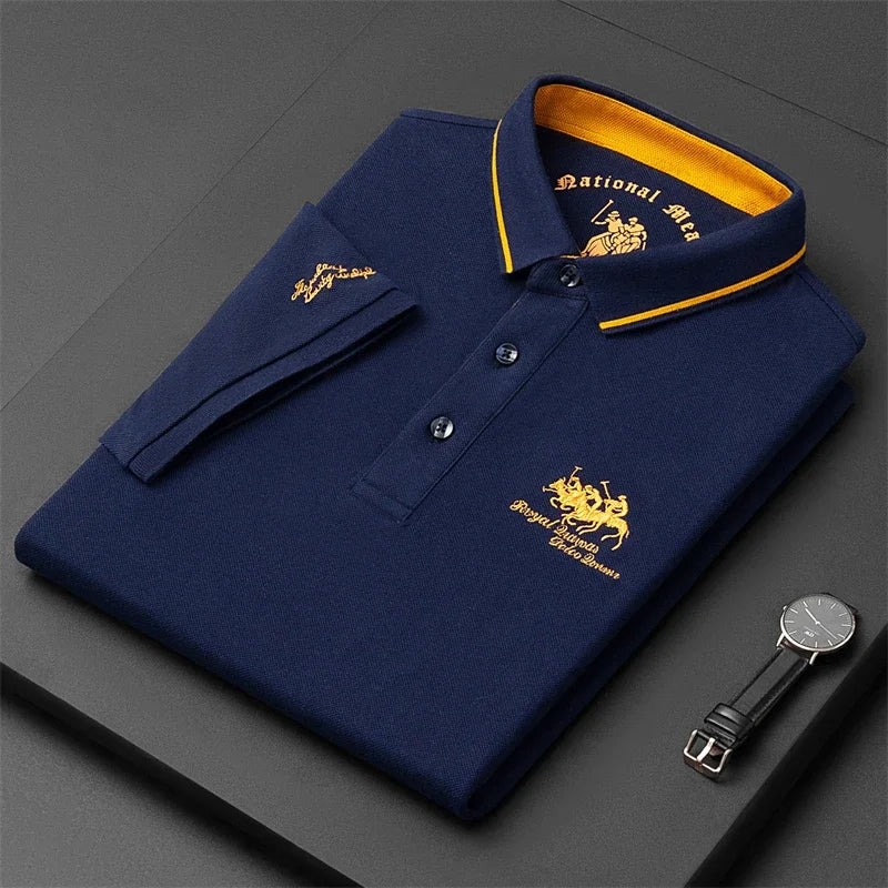 Embroidered Short Sleeve Polo