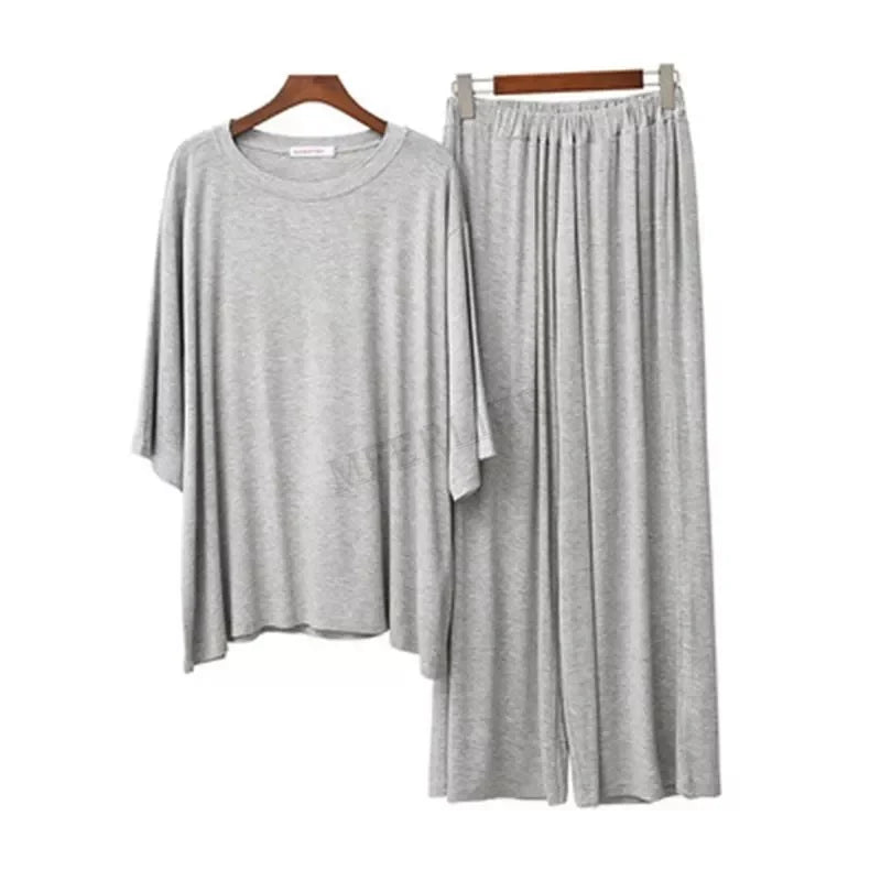 Plus Size Modal Pajamas Set