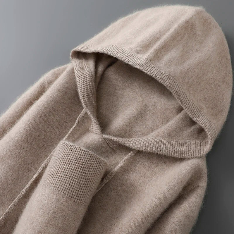 The Merino Essential — Premium Knit Hoodie
