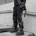 Phantom Cargo — Gothic Ribbon Techwear Pant