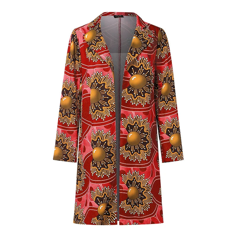 Plus Size Bohemian Print Two-Piece Outfit — Women