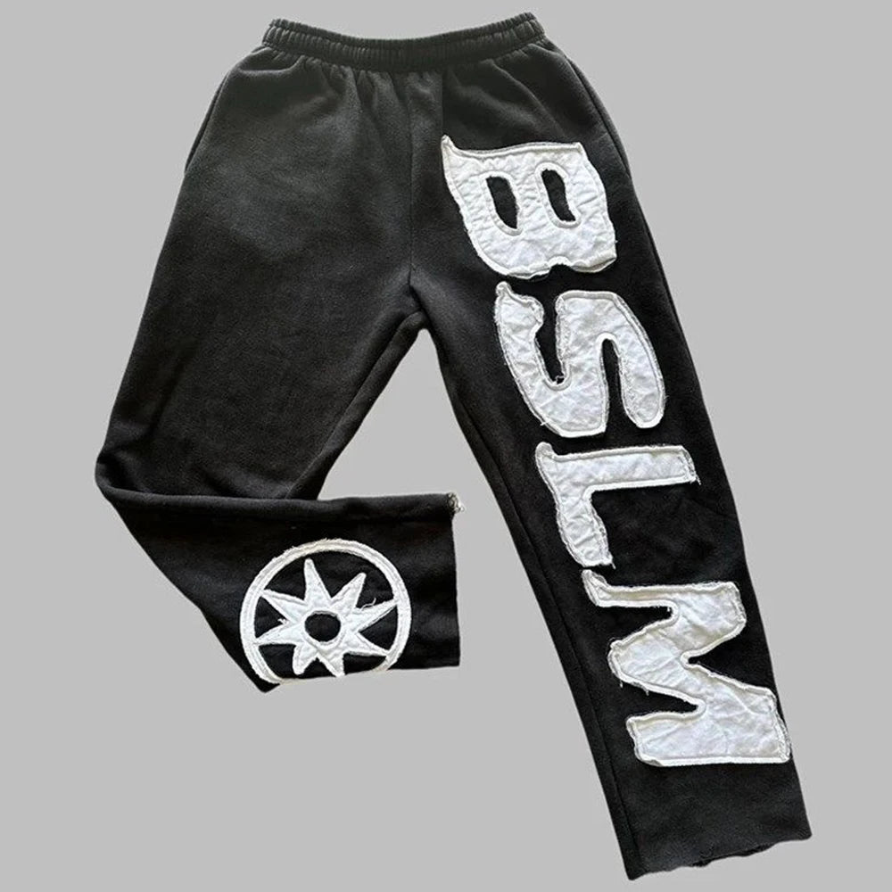 Cartoon Print Mesh Pants