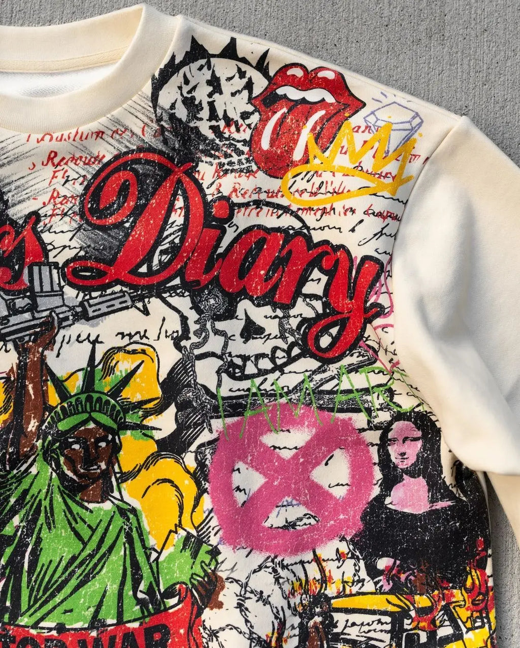 Graffiti Graphic Oversized Tee