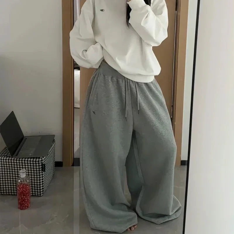 Oversized Hip-Hop Wide Leg Sweatpants