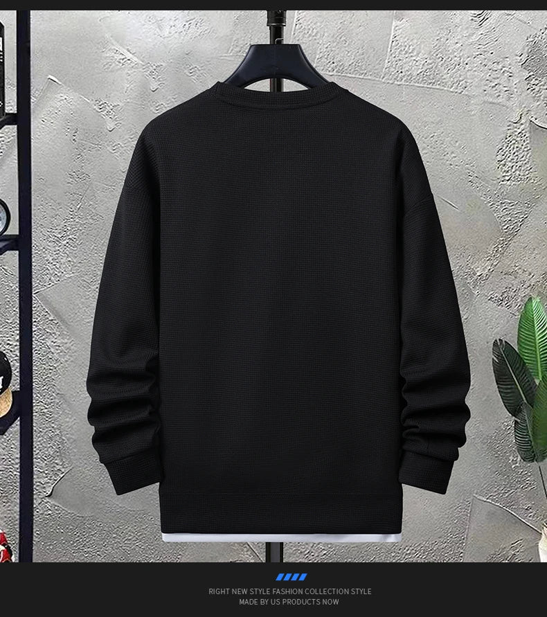 Men's Waffle T-Shirt & Shorts Tracksuit Set