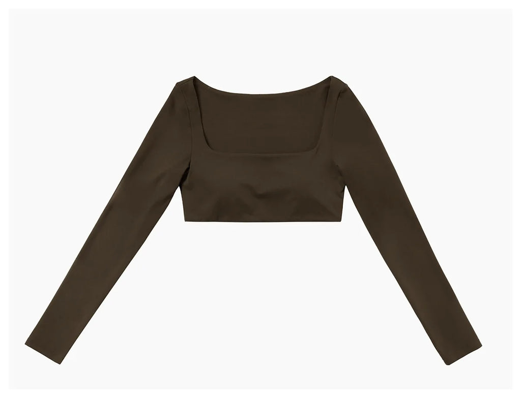Seamless Yoga Set – Leggings & Crop Top