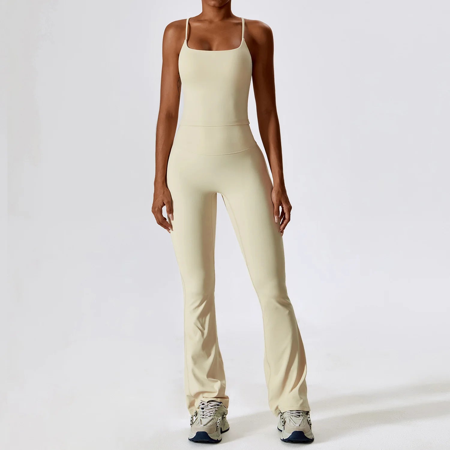 Seamless Yoga Set – Leggings & Crop Top
