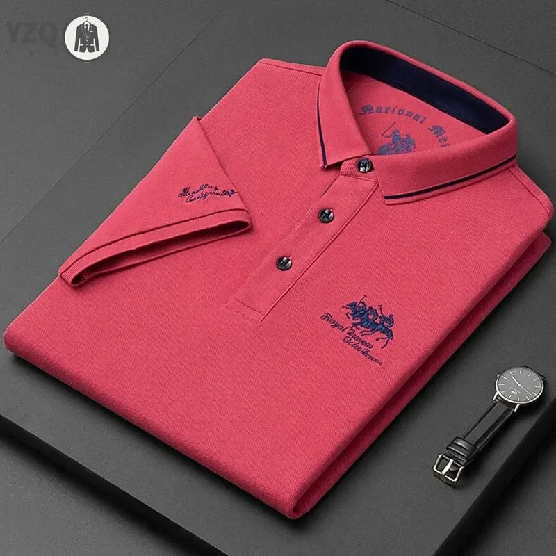 Embroidered Short Sleeve Polo