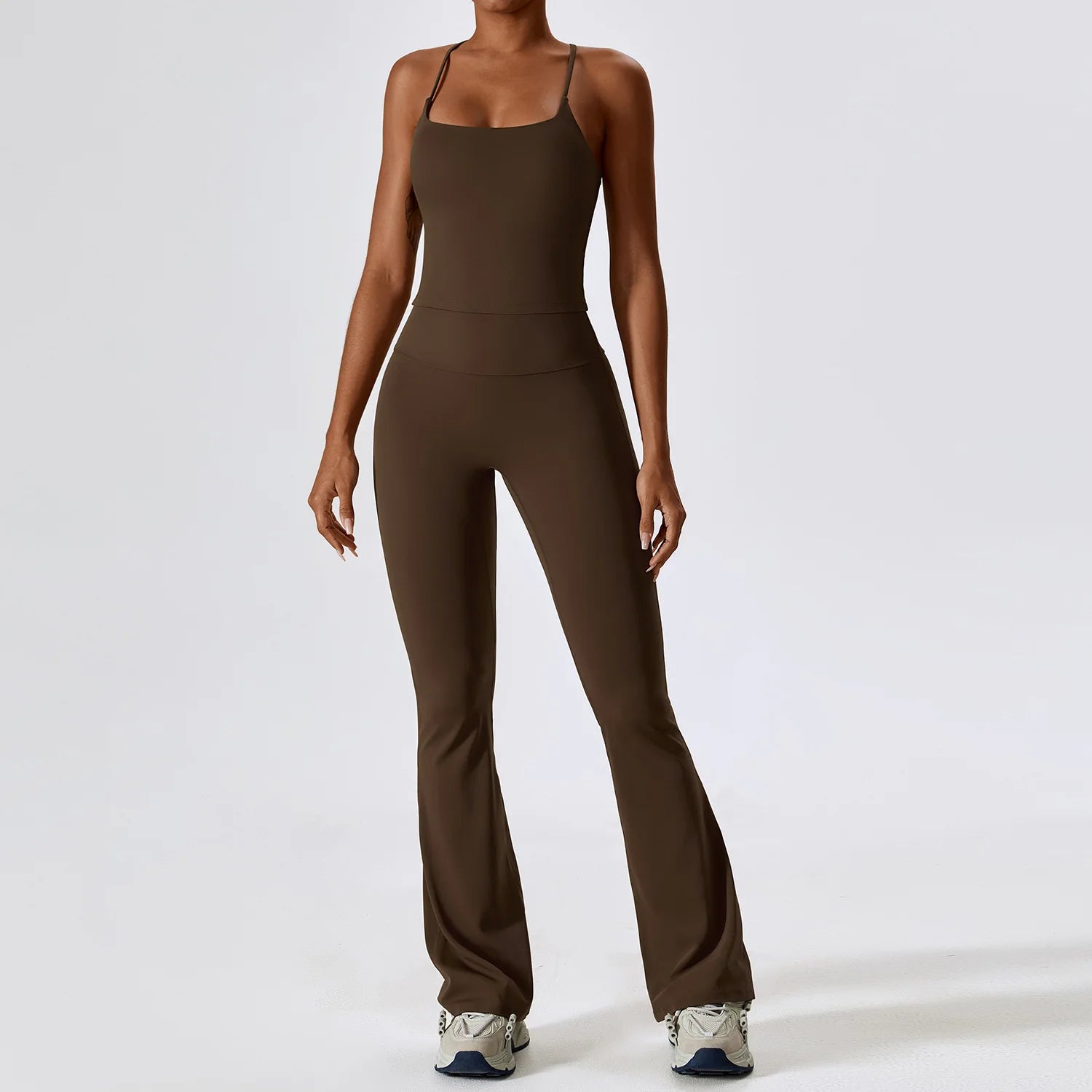 Seamless Yoga Set – Leggings & Crop Top