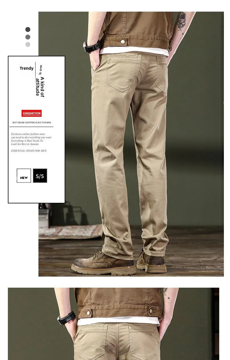 The Spectrum Slim — Seven-Color Stretch Jean