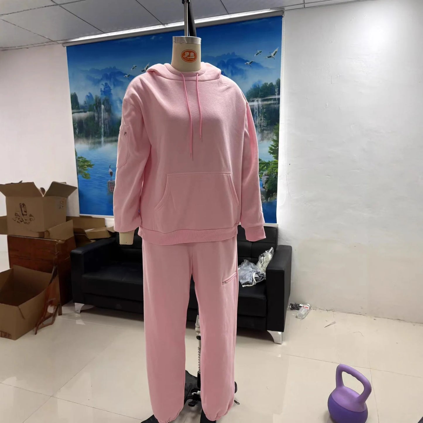2026 European And American Cross-Border Trade Flight Mode Travel Hoodie