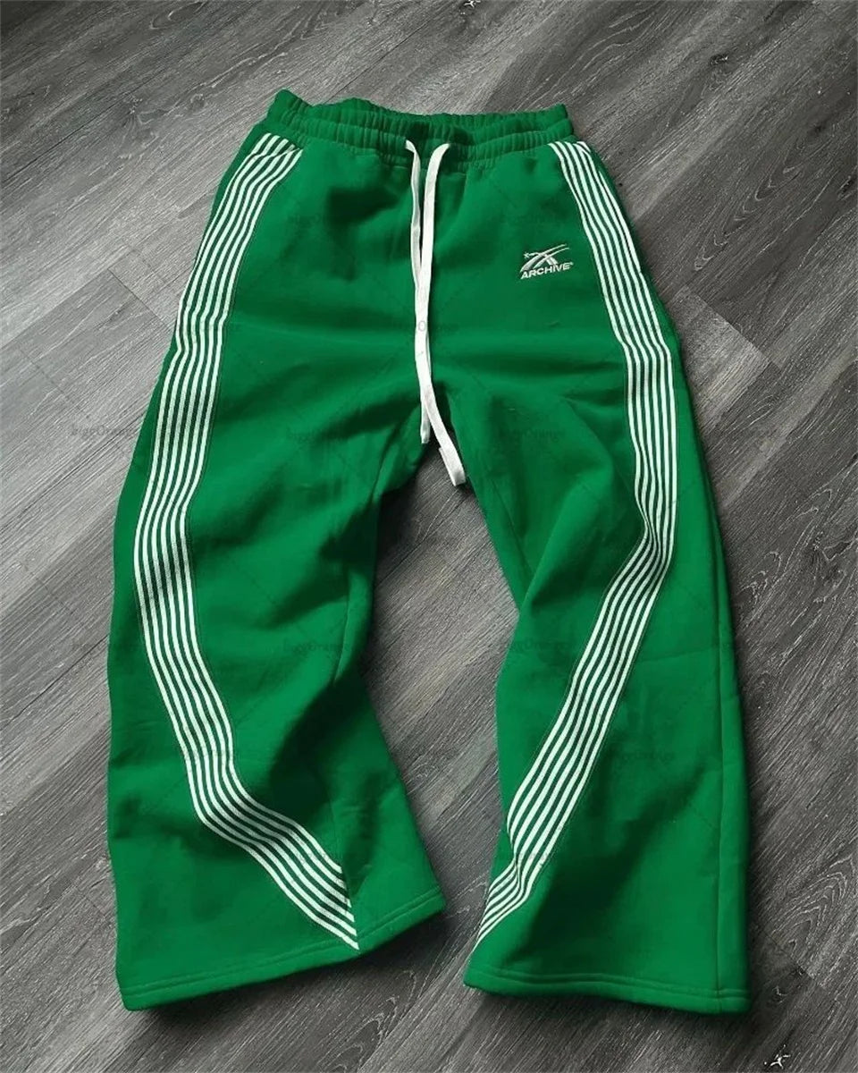 Y2K Tactical Wide Leg Sweatpants