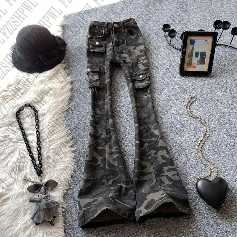 Metal Rock Skinny Punk Jeans
