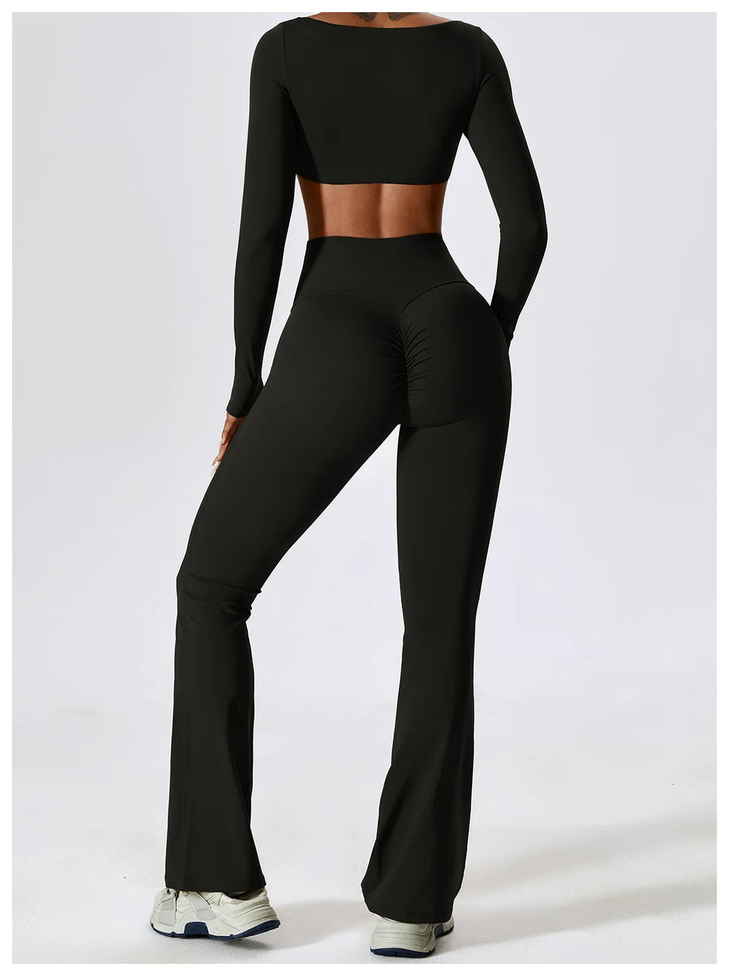 Seamless Yoga Set – Leggings & Crop Top