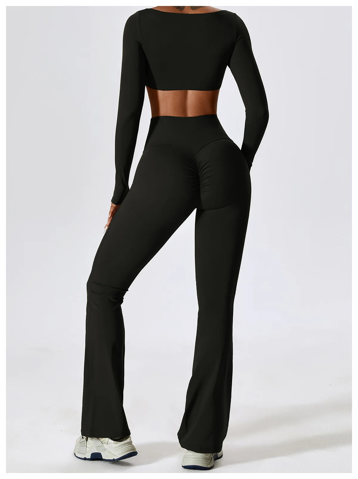 Seamless Yoga Set – Leggings & Crop Top