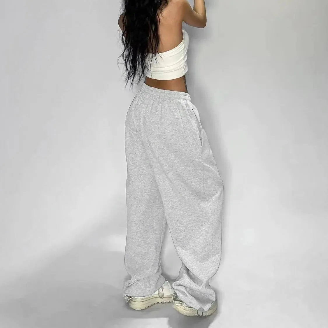 Y2K Tactical Wide Leg Sweatpants