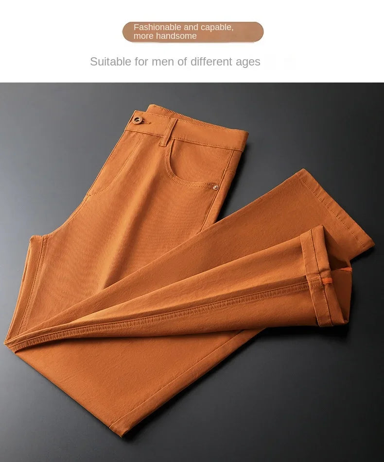 The Spectrum Slim — Seven-Color Stretch Jean