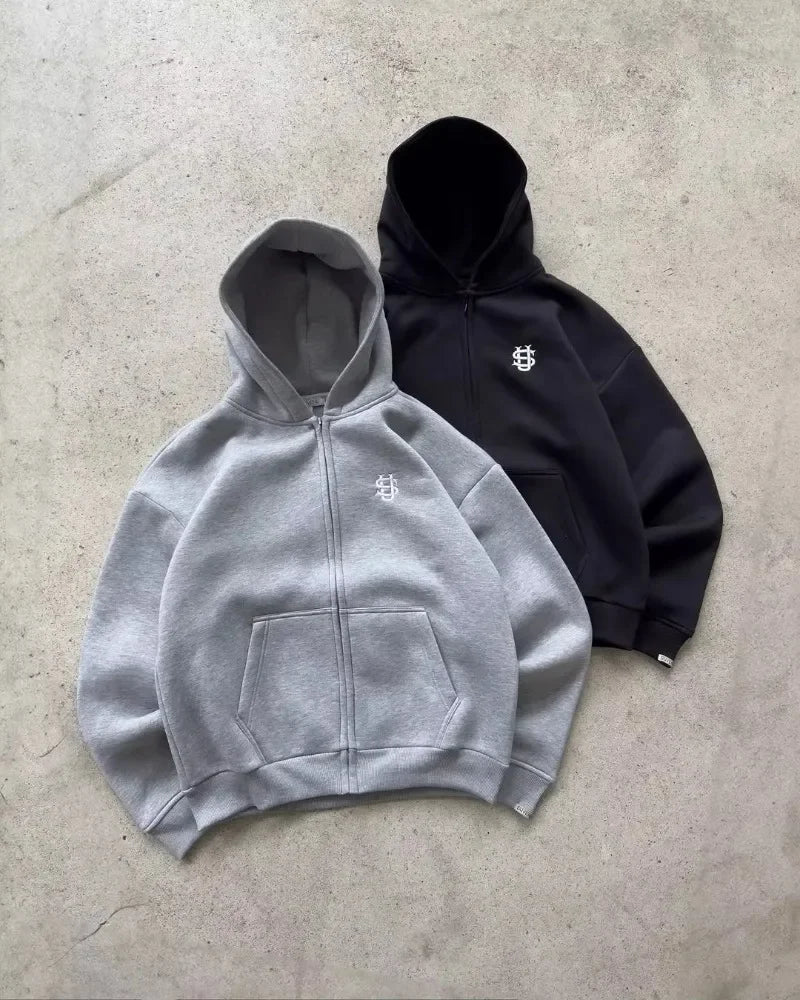 Wide Leg Hoodie Sweatpants Set