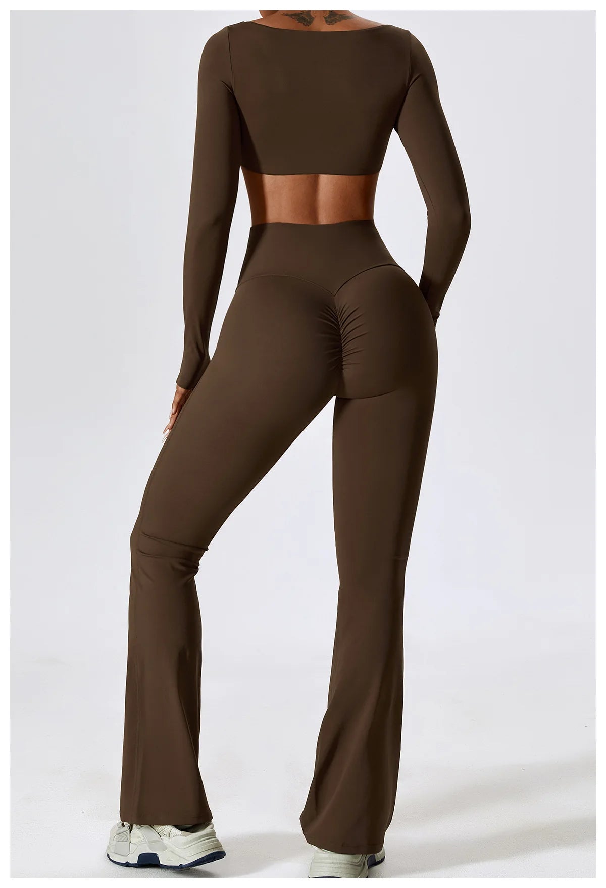 Seamless Yoga Set – Leggings & Crop Top