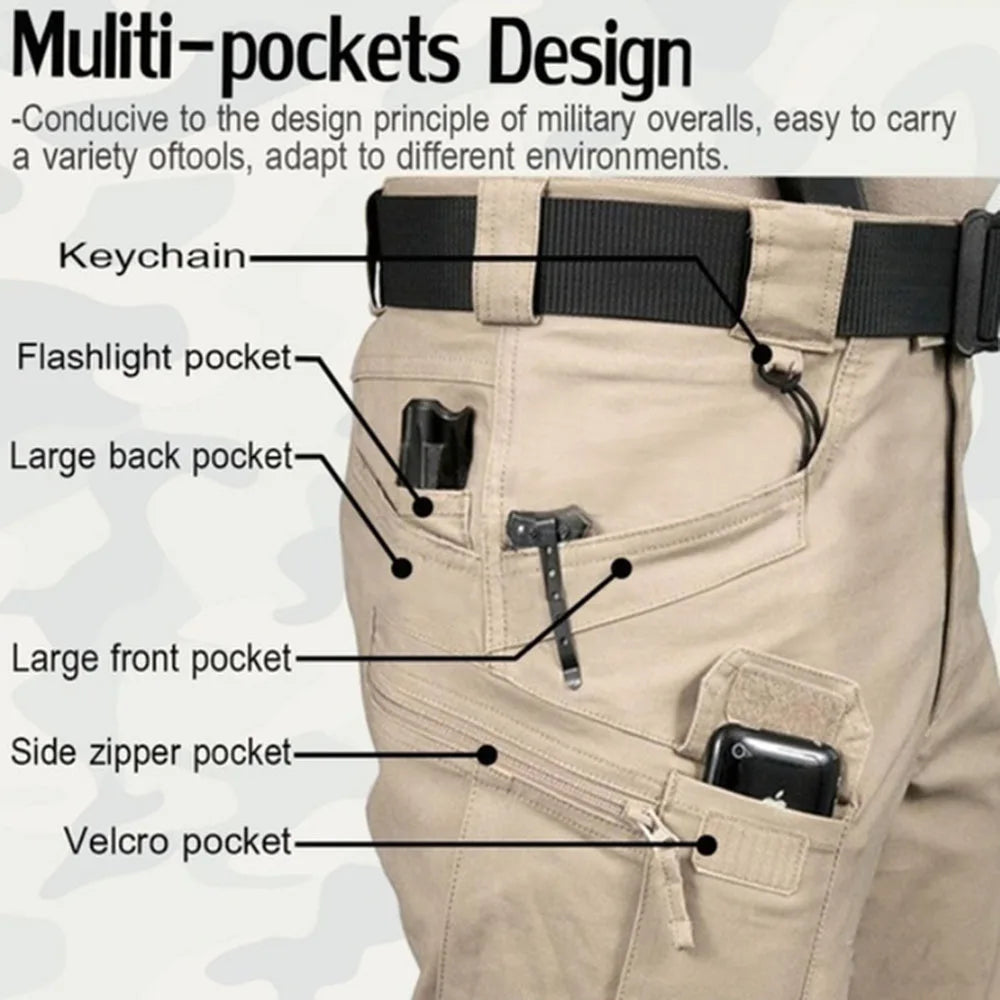 Tactical Multi-Pocket Cargo Pants