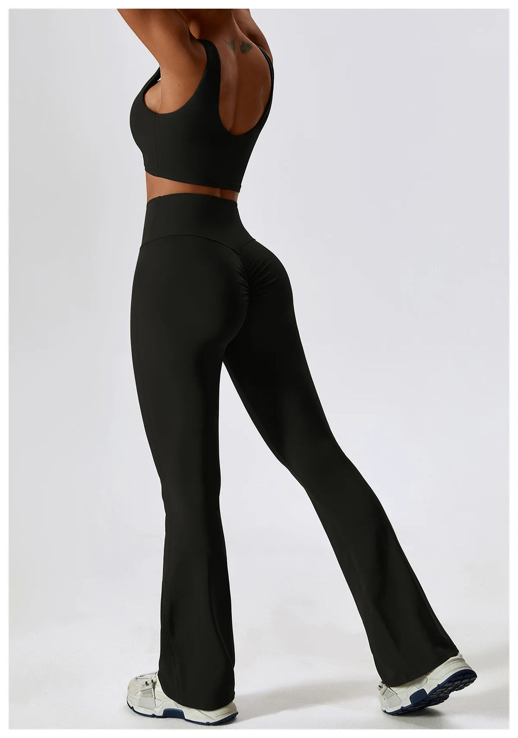 Seamless Yoga Set – Leggings & Crop Top