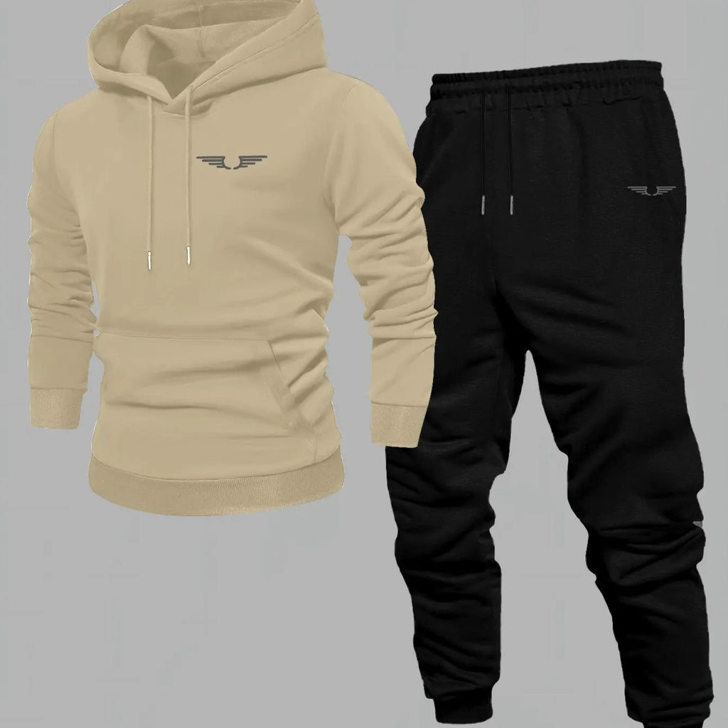 Men's American Streetwear Long Sleeve Hoodie