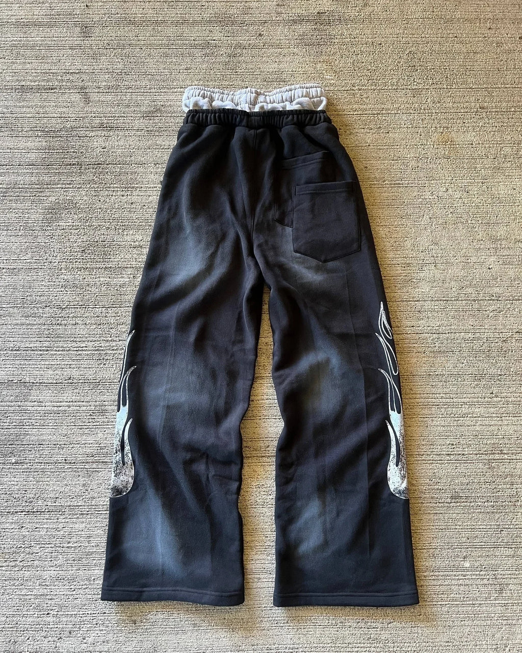 Y2K Gothic Letter Patch Baggy Sweatpants