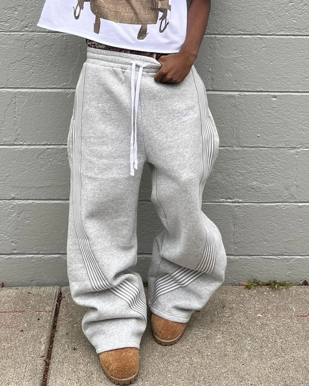 Y2K Tactical Wide Leg Sweatpants