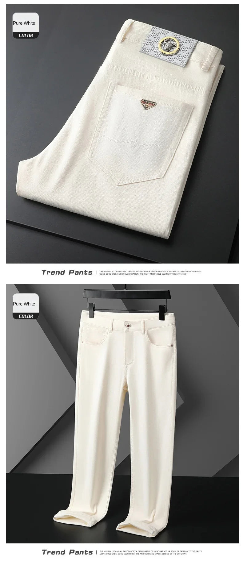 The Spectrum Slim — Seven-Color Stretch Jean