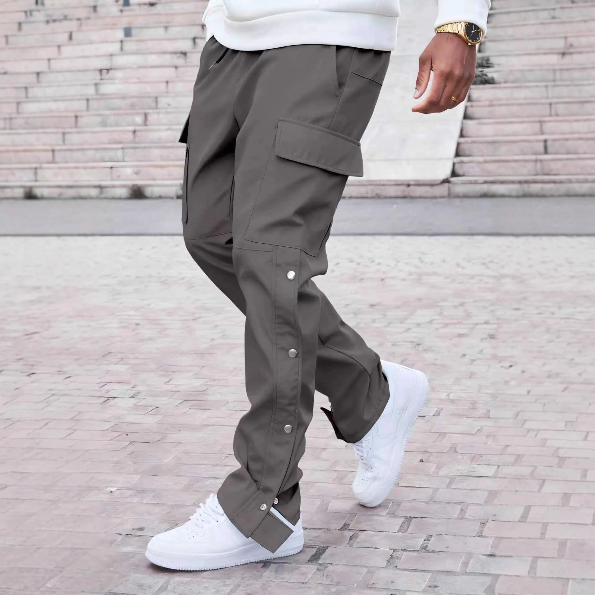 Multi-Pocket Work Pants