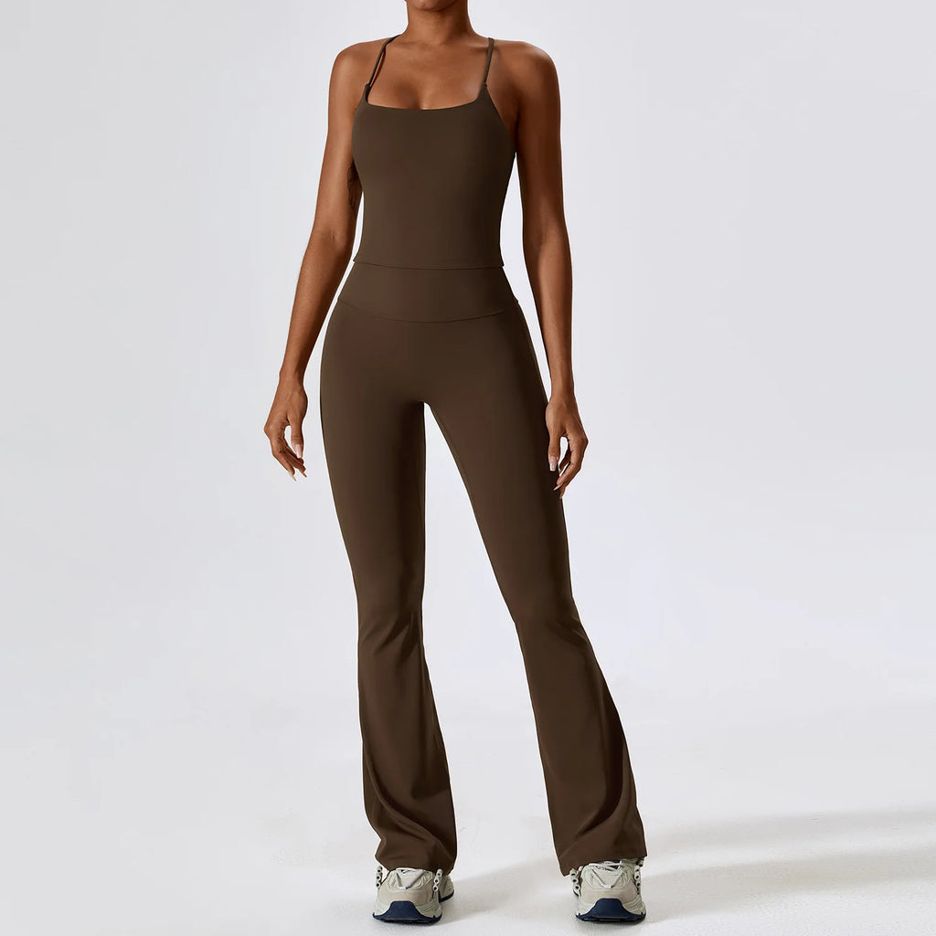 Seamless Yoga Set – Leggings & Crop Top
