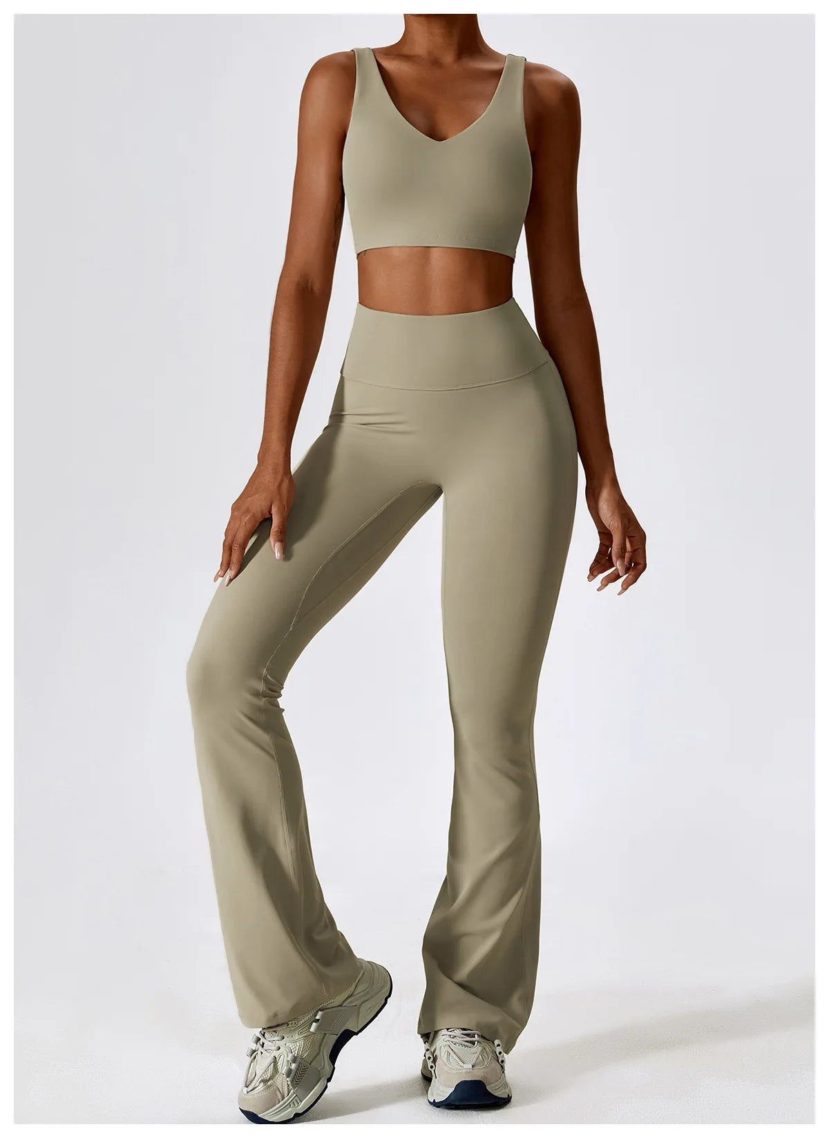 Seamless Yoga Set – Leggings & Crop Top