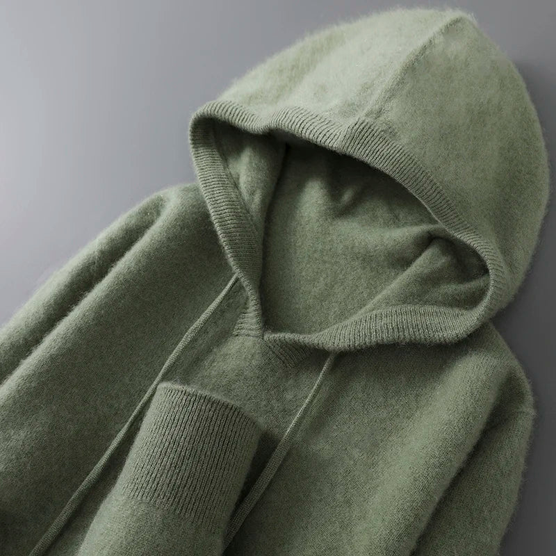 The Merino Essential — Premium Knit Hoodie