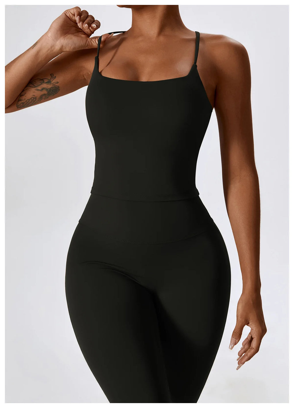 Seamless Yoga Set – Leggings & Crop Top