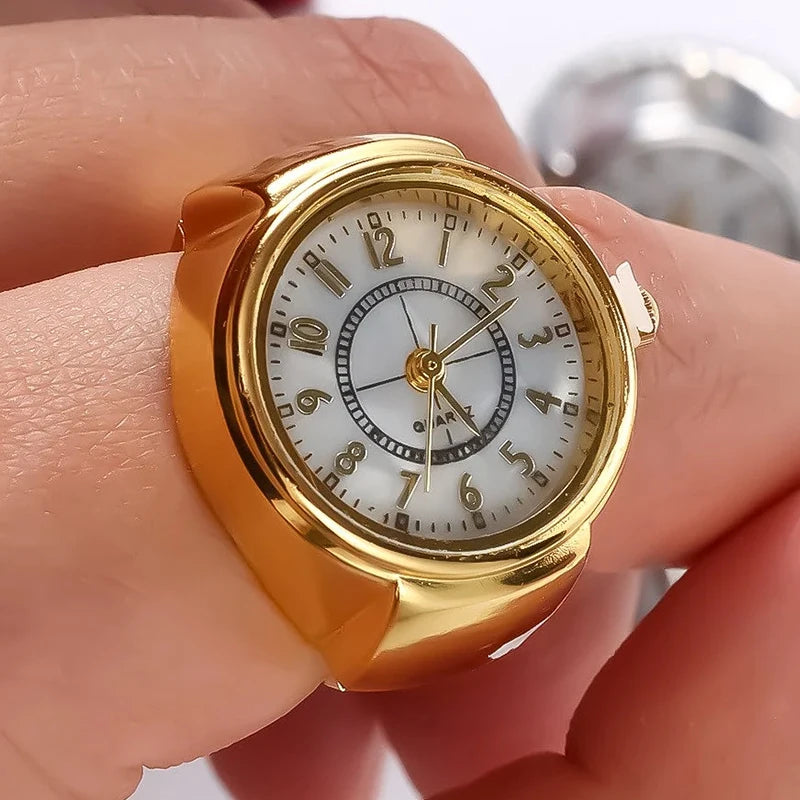 Fashion Ring Watch — Unisex Quartz Couple Jewelry