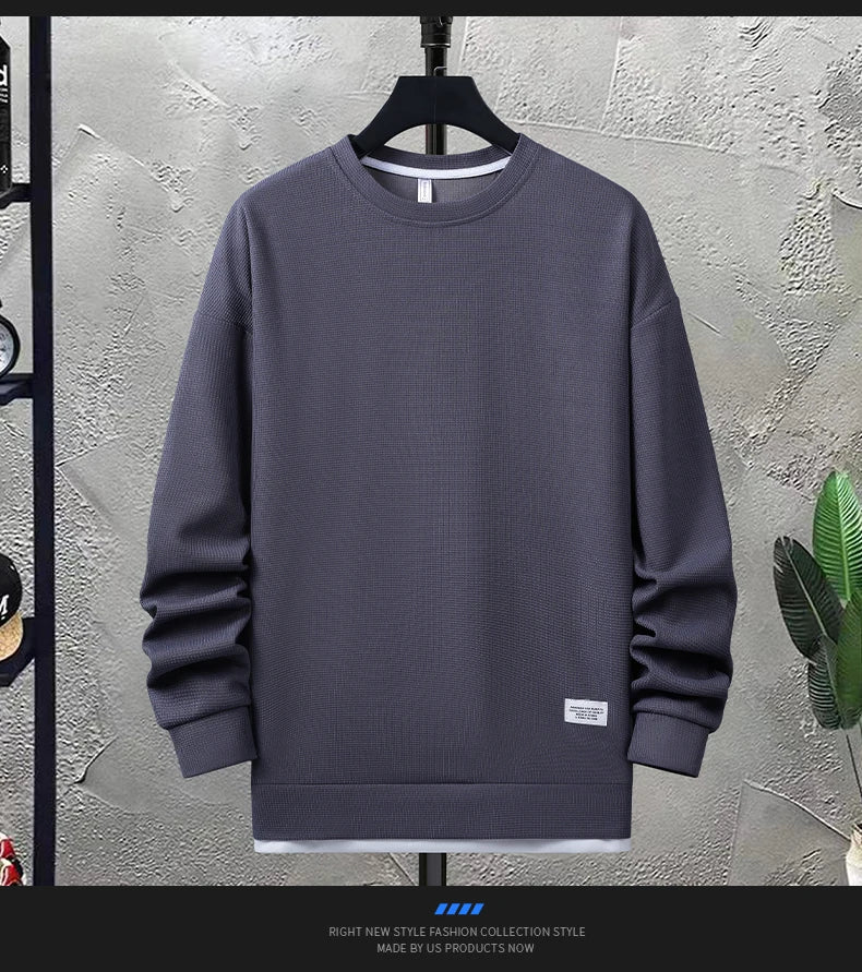 Men's Waffle T-Shirt & Shorts Tracksuit Set