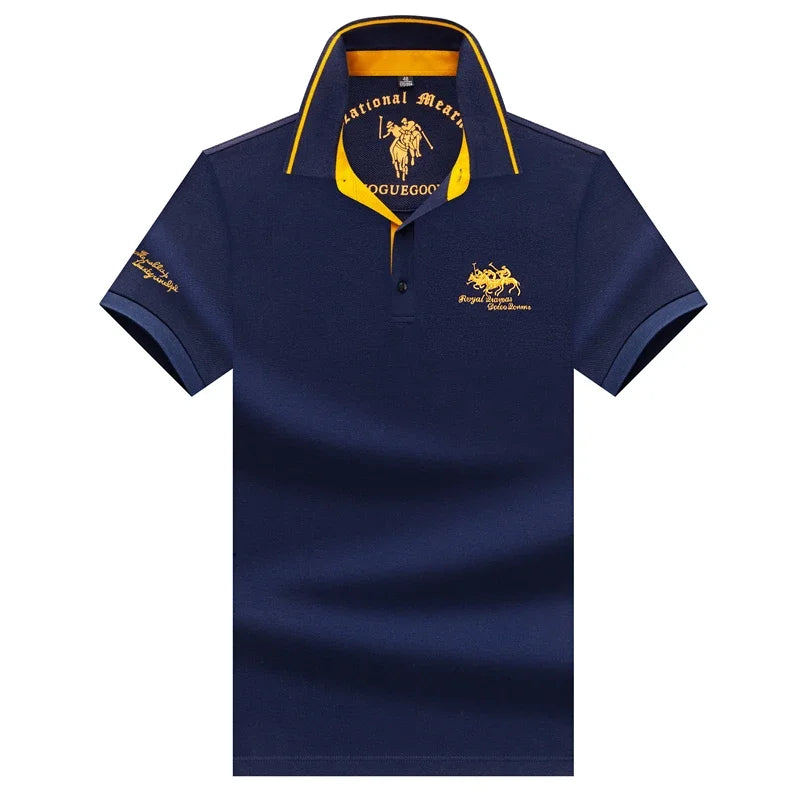 Embroidered Short Sleeve Polo