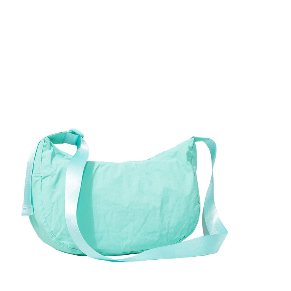 Solid Nylon Sling Bag Crossbody Bag
