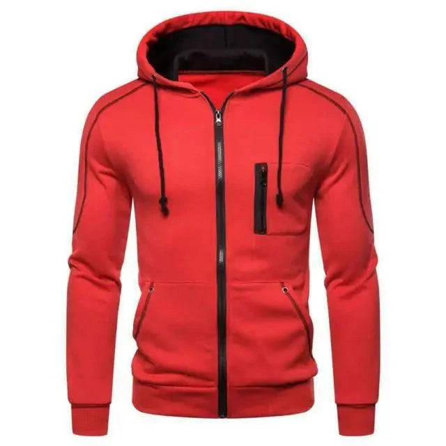 Fleece Hoodie Tracksuit Set — Men's