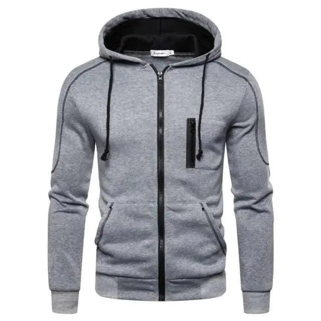 Fleece Hoodie Tracksuit Set — Men's